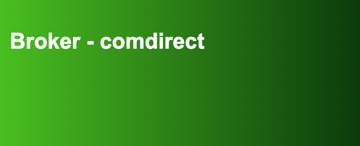 Broker - comdirect- FXGuide.de